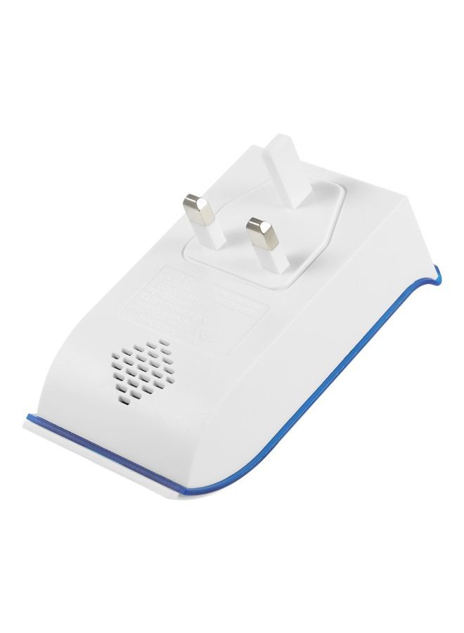 NIBEMINENT Ultrasonic Pest Repeller With Night Light White/Blue 10.3centimeter - Image 3