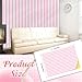 Flutesan 3 Pcs Miniature Dollhouse Wallpaper and Flooring Peel and Stick 112 Scale Self Adhesive Doll House Wallpaper DIY Mini Dollhouse Accessories 827 x 1169 InchPink Stripe - Image 4
