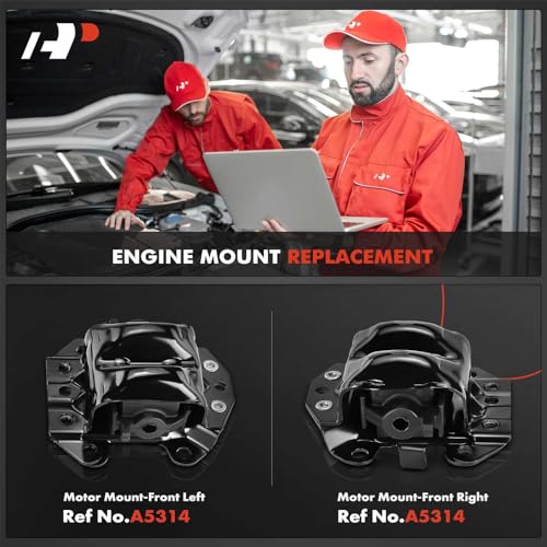 A-Premium 2PCS Front Left and Right Engine Motor Mount Kit Compatible with Chevrolet Camaro & Pontiac Firebird, 1998 1999 2000 2001 2002, 5.7L - Image 2