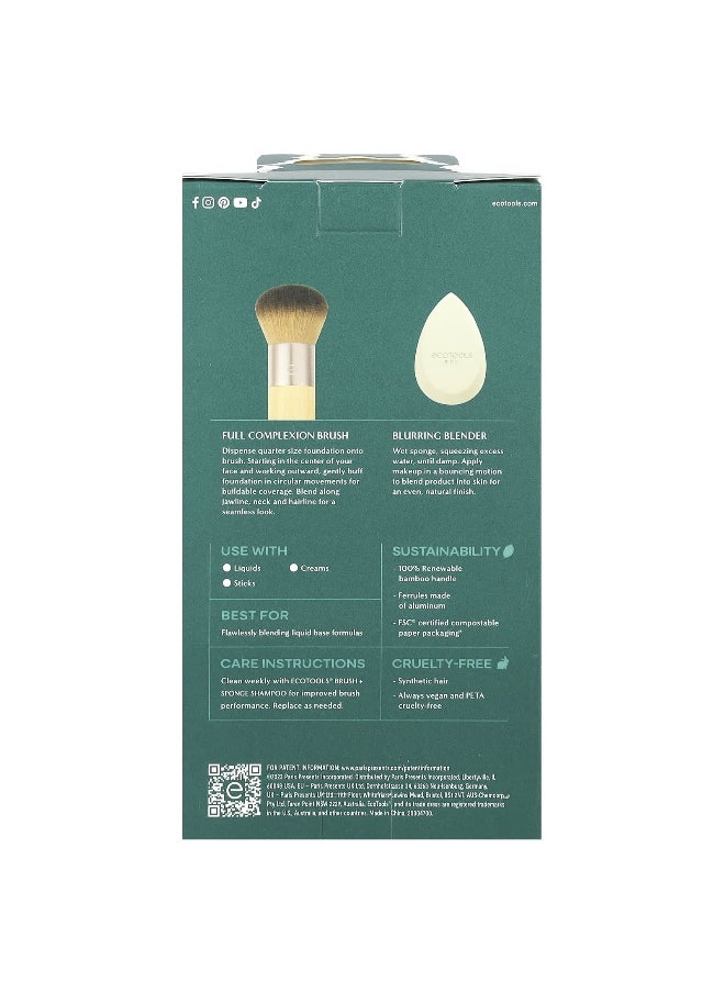 Eco Tools EcoTools, Blend + Blur Duo, 2 Piece Set  - Image 3
