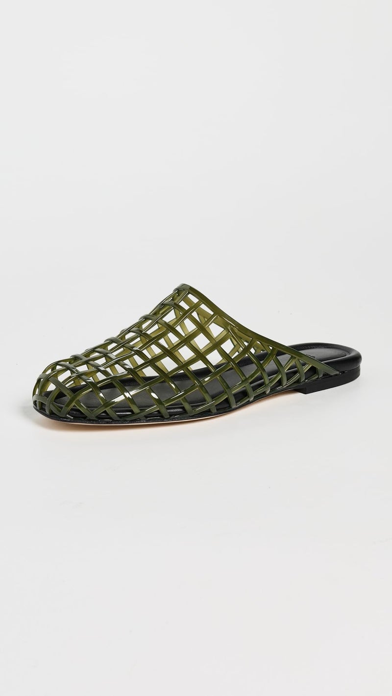 Vince Women's Barcelona Jelly Sandals, Chive, 9 Medium US - Image 2