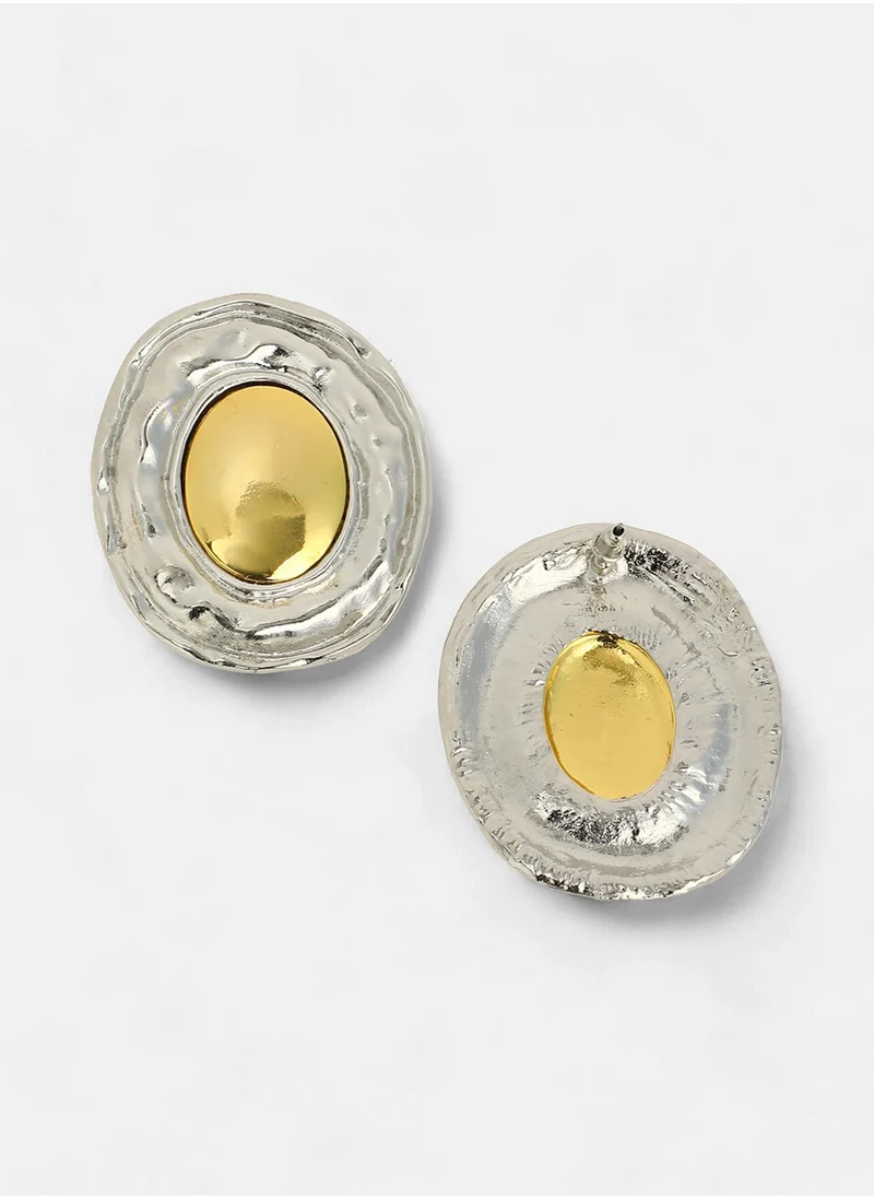 SOHI The Eygptian Antique Contemporary Stud Earrings
