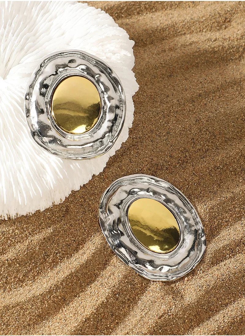 SOHI The Eygptian Antique Contemporary Stud Earrings