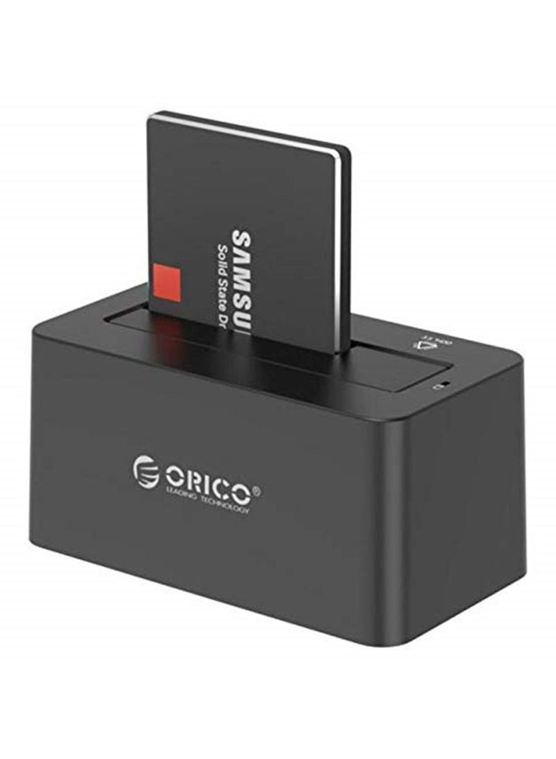 USB 3.0 SATA Hard Drive Docking Station for 2.5-3.5 inch HDD SSD -Black - Image 1