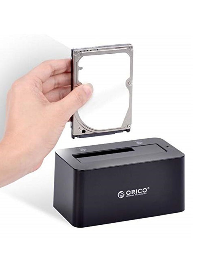 USB 3.0 SATA Hard Drive Docking Station for 2.5-3.5 inch HDD SSD -Black - Image 2