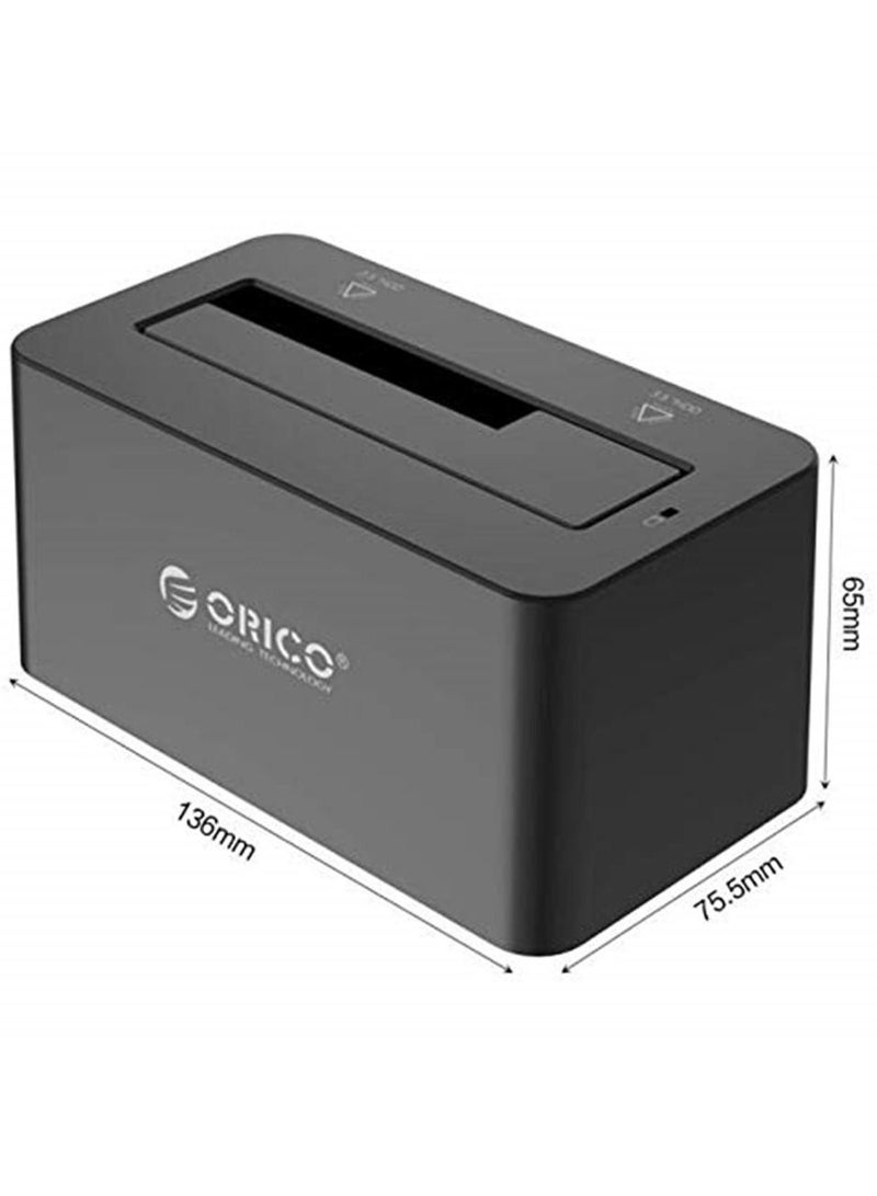 USB 3.0 SATA Hard Drive Docking Station for 2.5-3.5 inch HDD SSD -Black - Image 5