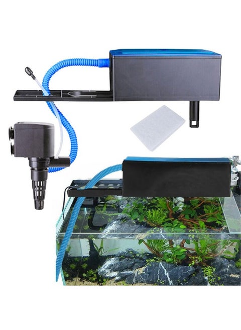 SOBO WP-880F | 15W | 650L/Hr 3 in 1 Multi Functions Aquarium Top Filter with Free 1 Feet Sponge (Suits 25 CM - 38 CM Aquarium Fish Tank) by Petzlifeworld