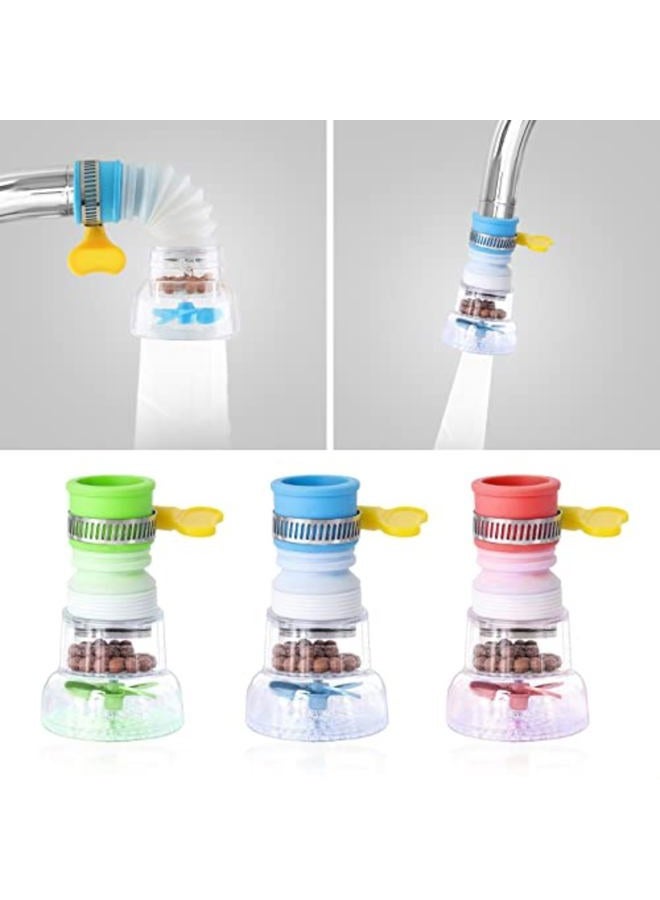 VIKROM 3 Pcs Faucet Filter Set - Water Faucet Extenders 360 Rotating, Adjustable Water Purifier for Sink (0.83 x 2.6 x 1.85), Easy to Install and Store, Reduce Water Waste, Good for Kitchen and Bathroom - Image 1