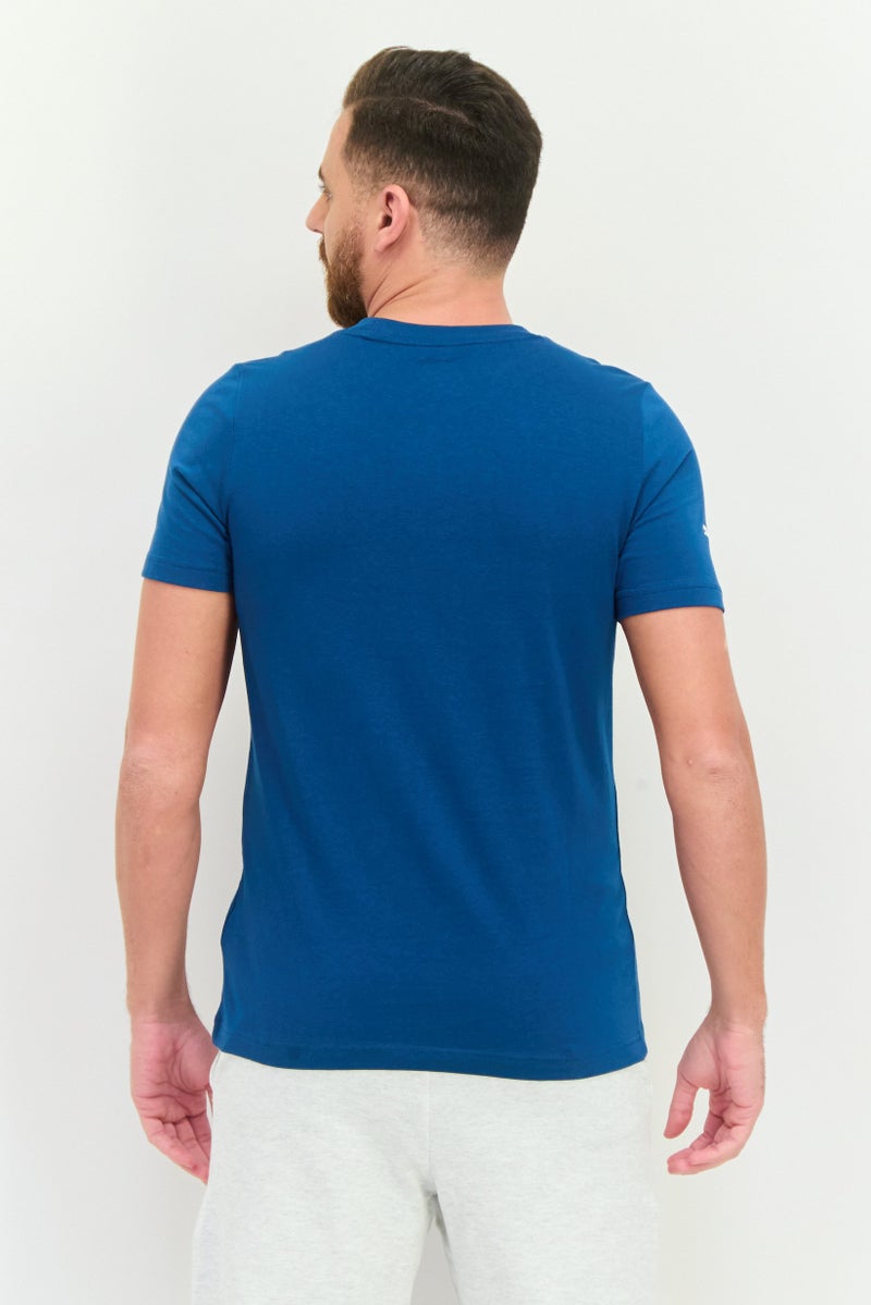 PUMA Men AMG Petronas Sportswear Fit Short Sleeves Outdoor T-shirt, Teal Blue - Image 4