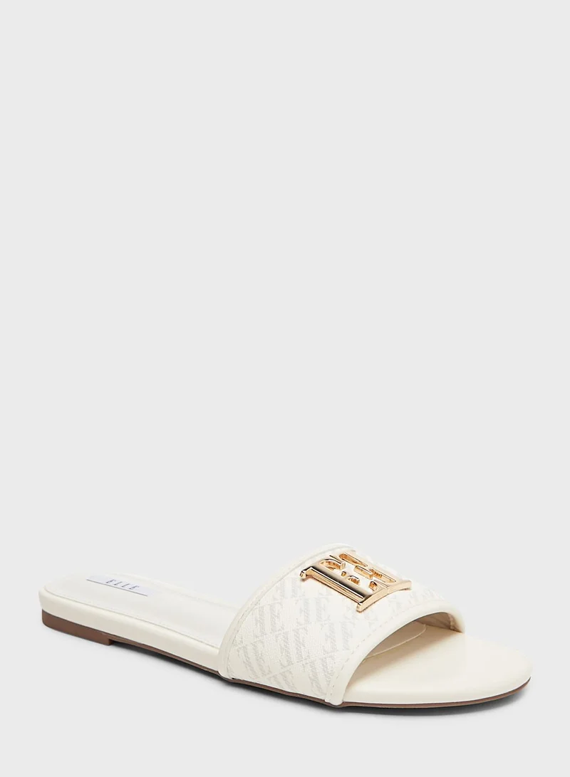 ELLE One Strap Flat Sandals