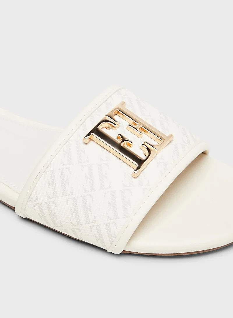 ELLE One Strap Flat Sandals