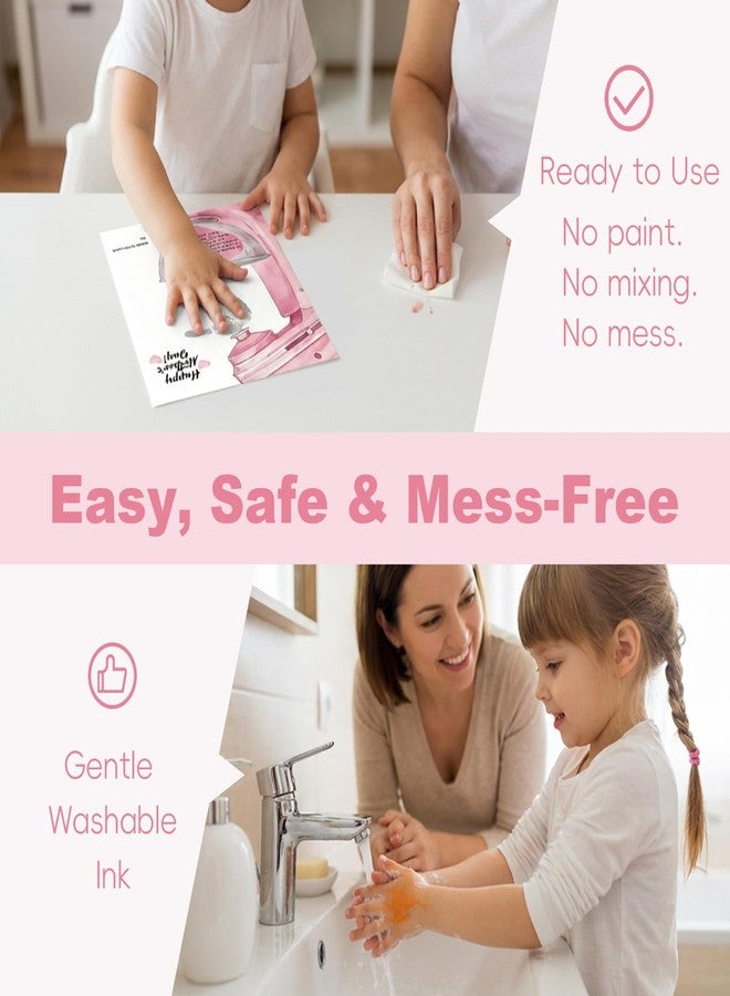 TwoDays Mother's Day Handprint Gift from Kids - Kitchen Mixer Theme DIY Keepsake Craft for Mom & Grandma, Family Activity Art Kit, Great Gift for Mother's Day (11" X 14", Wood Frame) - Image 3