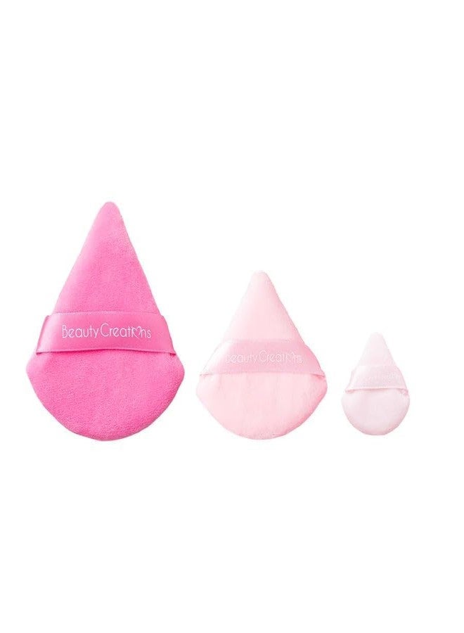 Ruby Face RubyFace 1 pcs Makeup Sponge Blender with Egg Storage Case | 3 pcs Triangle Powder Puffs, Ultra-Soft Latex-Free Sponges for Foundation, Concealer & Powder - Image 2