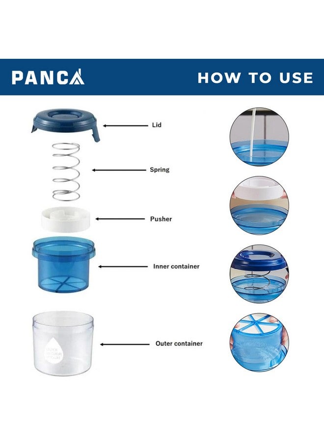 PANCA Hung Curd Strainer Box | Curd Maker and Greek Yogurt Maker - 1500ml Fine Mesh Strainer with Lid | Multifunctional Yoghurt Filter | Curd Maker for Home | Whey Separator - Image 2