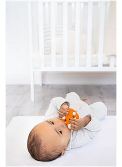 pearhead Pearhead Mushroom Silicone Baby Teether, Teething Toy for Babies 0+ Months, BPA Free Teether, Safe and Gentle Teething Relief  - Image 4