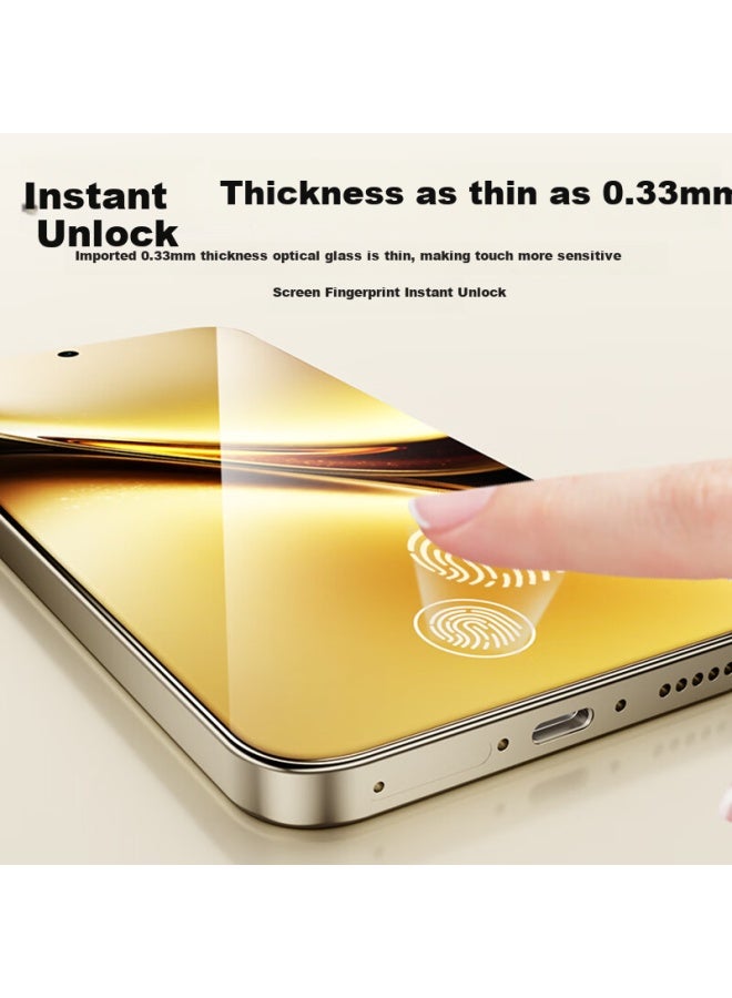 Canghua Tempered Glass Screen Protector For Honor 300, High Definition Full Screen Coverage Anti-shock Scratch-resistant Anti-fingerprint Protective Film Dust-free Warehouse Sticker Film Arti - Image 2