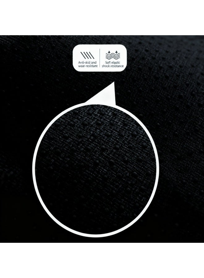 Faux Linen Car Seat Cover for Cars - Durable & Non-Slip - Front Car Seat Protector Covers for Most Automotive, Vans, SUVs, Trucks - 1 Unit (Black) - Image 3