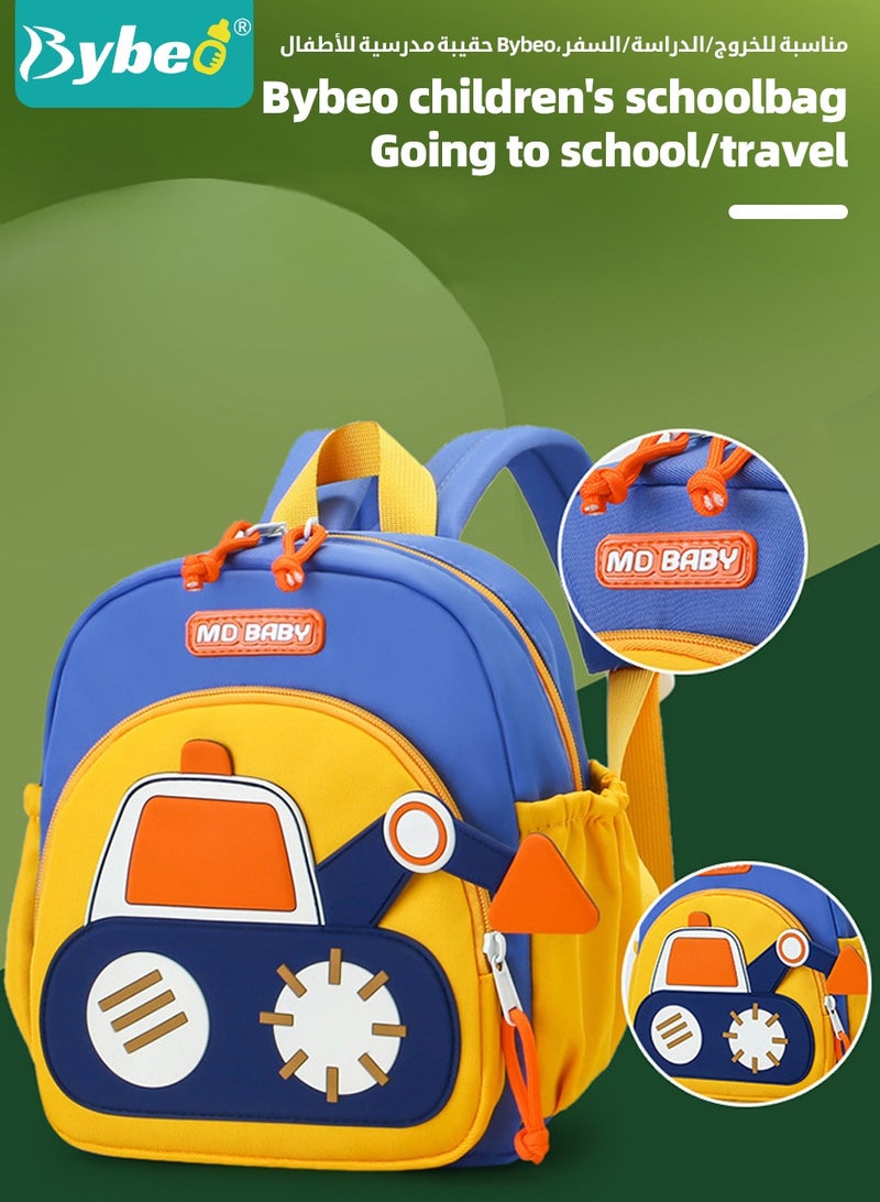 Bybeo Kids Backpack, Toddler School Bag, Small Kids Daypack, Baby Preschool Bag, Cute Cartoon Travel Bag for Baby Boys and Girls, Perfect for Kindergarten, Travel, School  - Image 3