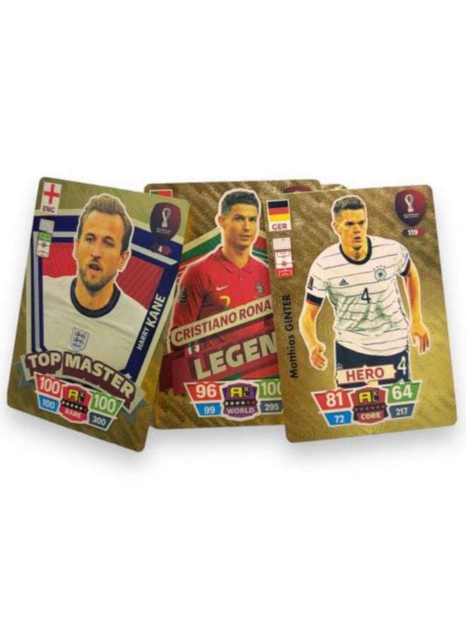 Generic - Golden cards for football players, with 55 special cards, including special cards such as the legendary - Image 1