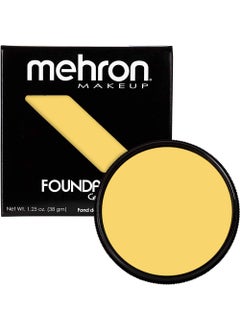 mehron Mehron Makeup Foundation Greasepaint  Stage Face Paint Body Paint Halloween Makeup 125 oz 38 g YELLOW 