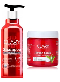CLARY Clary Shampoo With Procapil + Clary Scalp Procapil & Matcha 600Ml 
