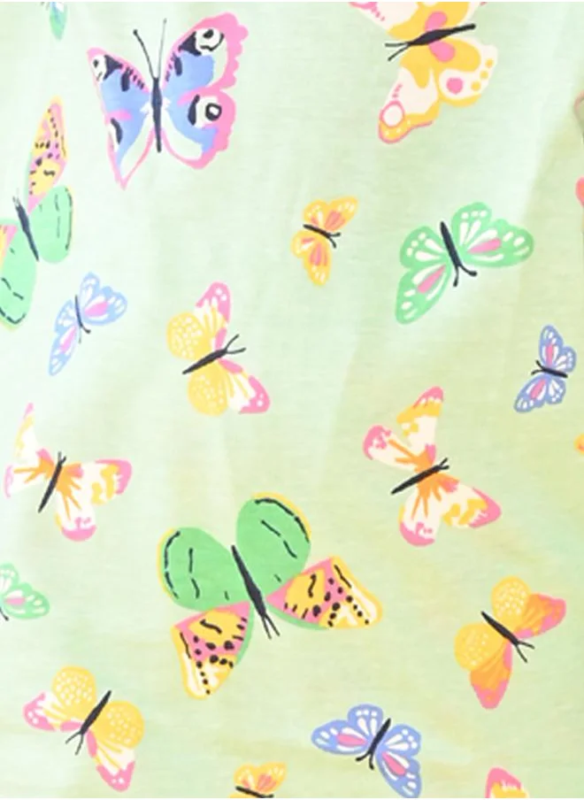 Anthrilo Butterfly Graphic Top & Pyjama Set by Styli