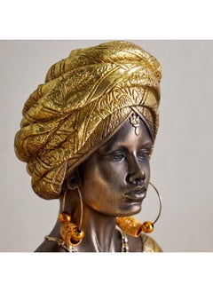 Home Box Marcel Polyresin Lady with Turban 15 x 12 x 26.5 cm  - Image 3