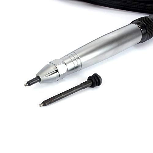 SI FANG Scribe and Engraving Pen Air Micro Die Grinder Kit for for Glass/Ceramics/Metal Sheet,Grinding Cutting Mini Pencil Pneumatic Polishing Engraving Tool - Image 3
