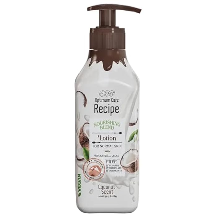 Eva Cosmetics Eva Optimum Care Recipe Nourishing Blend Lotion For Normal Skin - Coconut Scent 370 Ml