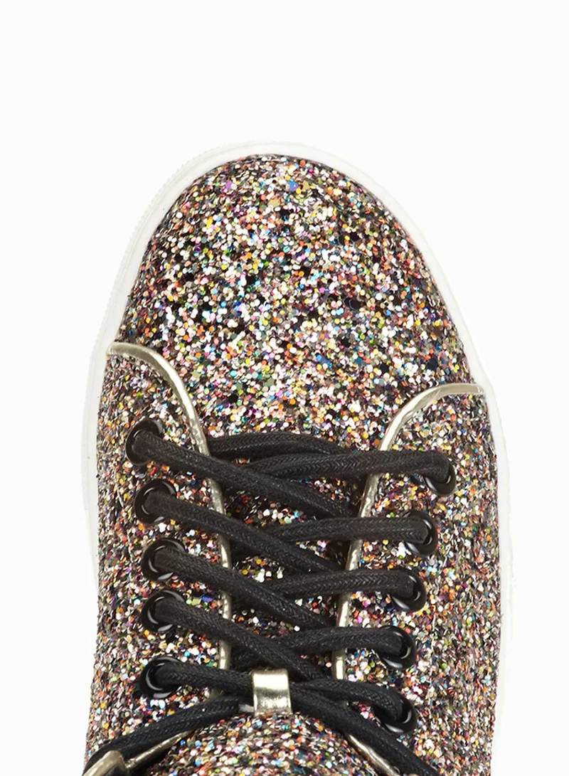 La Strada Multi Glitter Sneakers