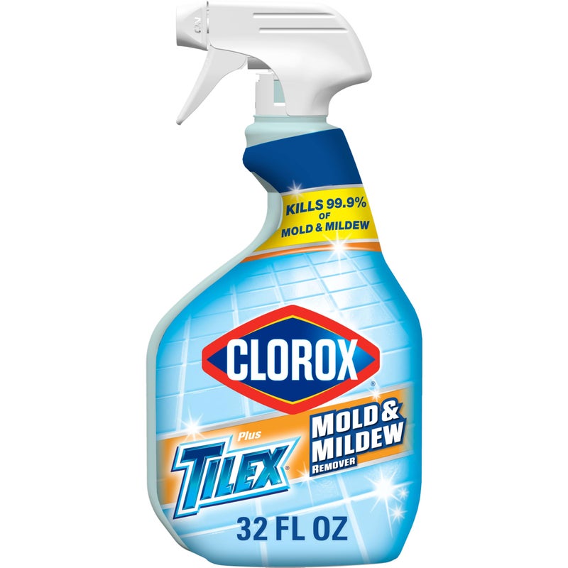 Tilex Clorox Plus Tilex Mold and Mildew Remover with Bleach, Spray Bottle, 32 Fl Oz (Package May Vary) - Image 1