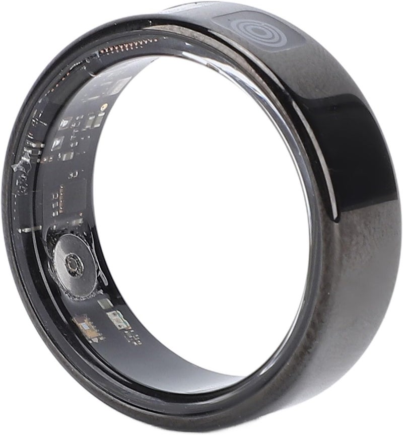 Yunseity Smart Health Ring, IP68 Fitness Tracker Ring, Sleep Tracking Stainless Steel Wearable Fitness Tracker with Screen, for Men Women (12) - Image 1