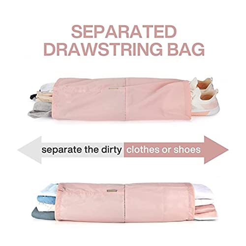 Tressential Compression Packing Cubes | 4 Set Travel Luggage Organizer Cubes for Travel, Expandable Luggage Suitcase Organizer, Lightweight Packing Organizers (Polyester, 4 Piece Set, Pink) - Image 4