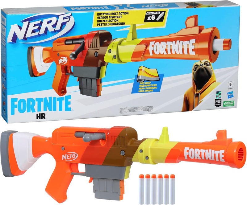 Nerf F4107 HR Dart Blaster, Multi color - Image 1