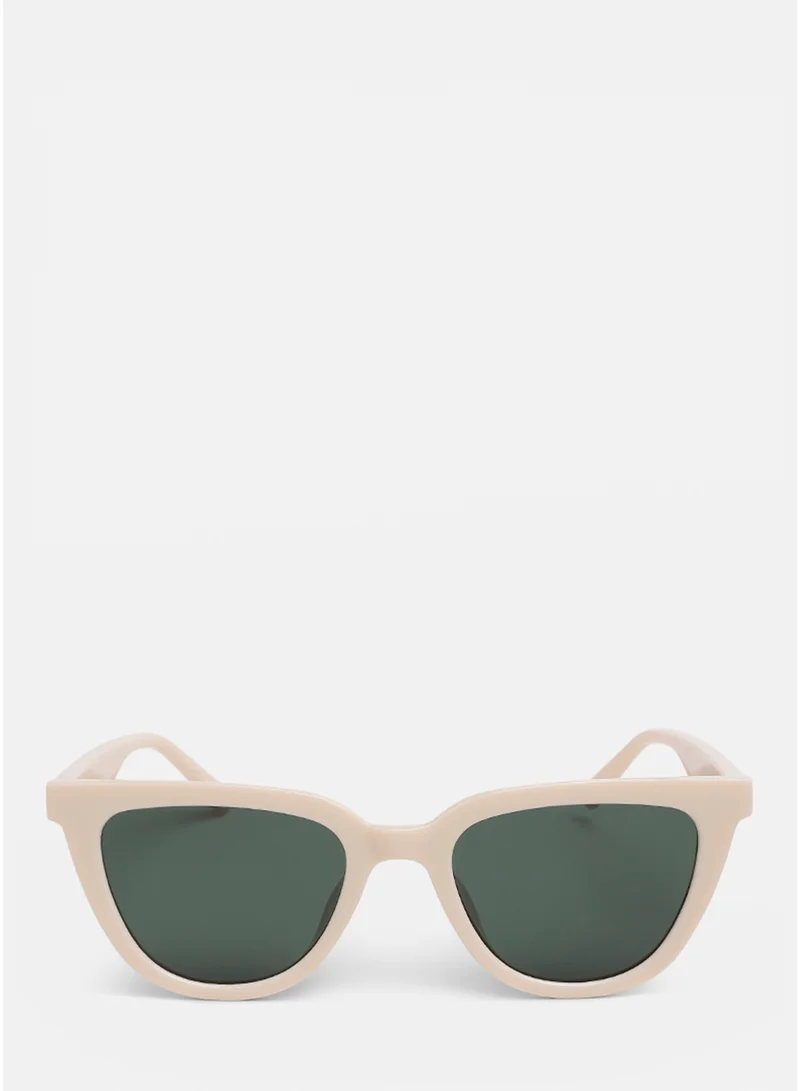 London Rag London Rag Cat Eye UV Sunglasses in Cream
