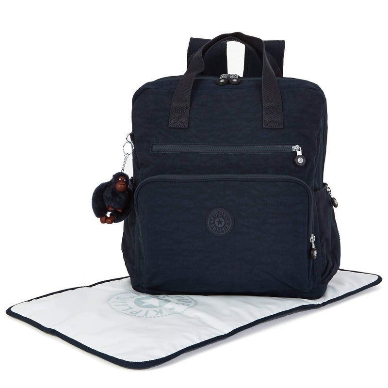 KIPLING KIPLING حقيبة ظهر كيبيلينغ أودري لحمل الحفاضات باللون الأزرق الحقيقي - Image 1