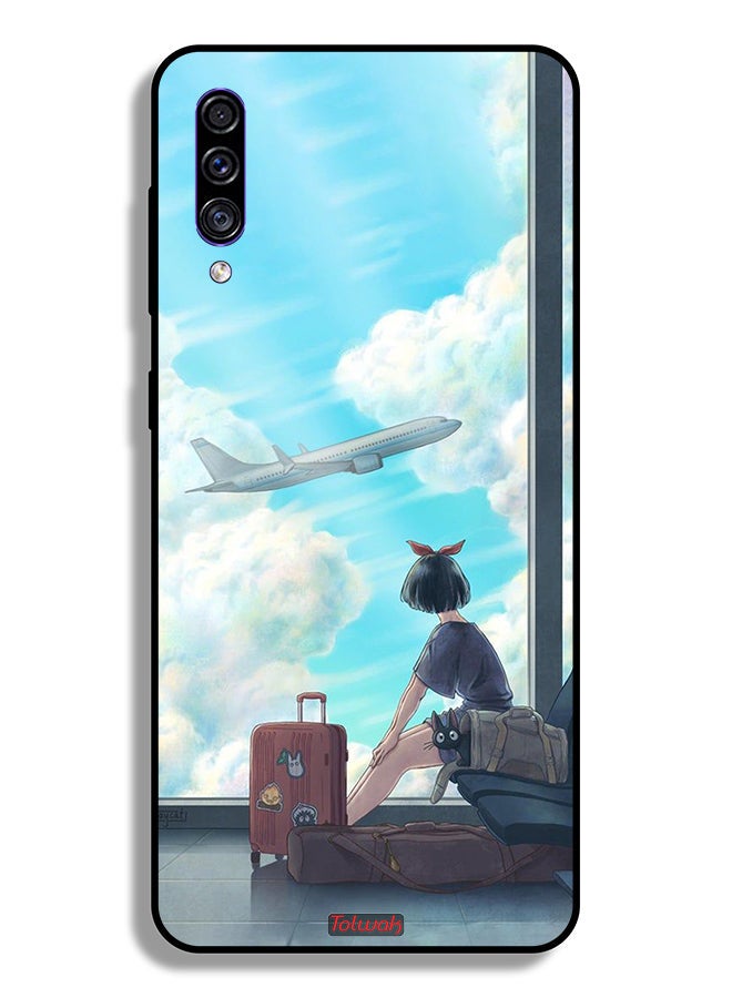 Tolwak Samsung Galaxy A50 Protective Case Cover Travel Art - Image 1