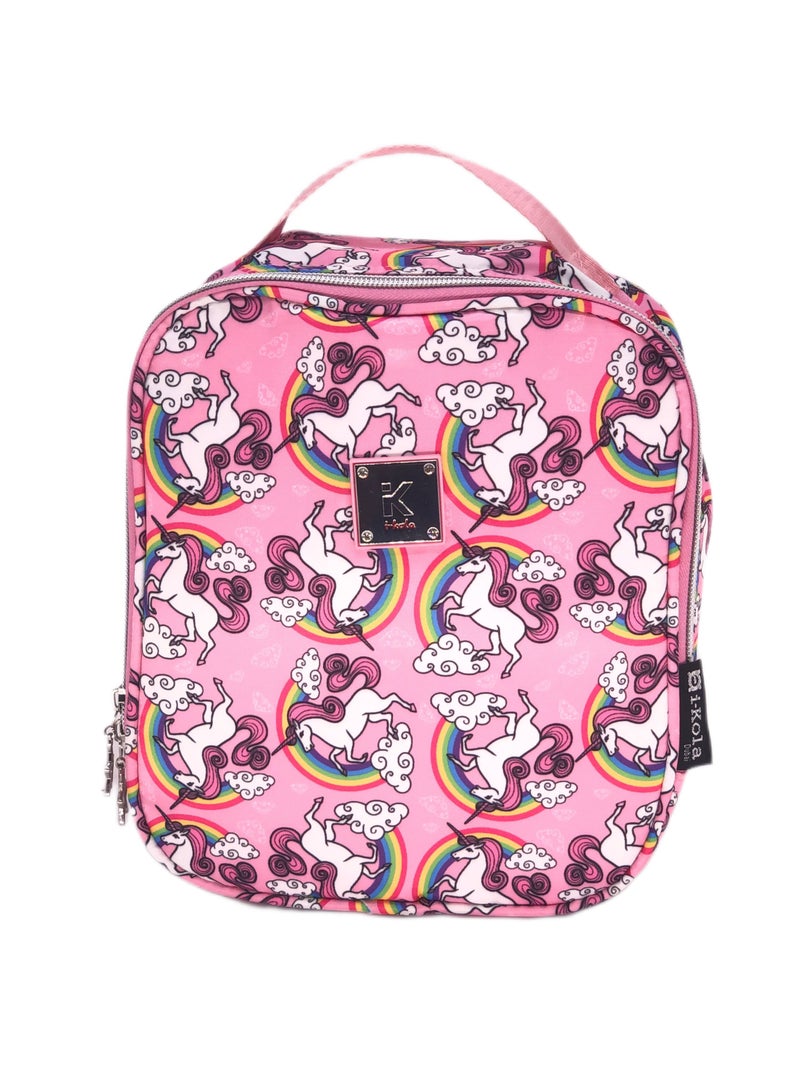 i-kola Personalized Design Printed School Trolley Lightweight Backpack with Trending Book Bag, Lunch Bag, and Pencil Case (18 Inches) - Image 5