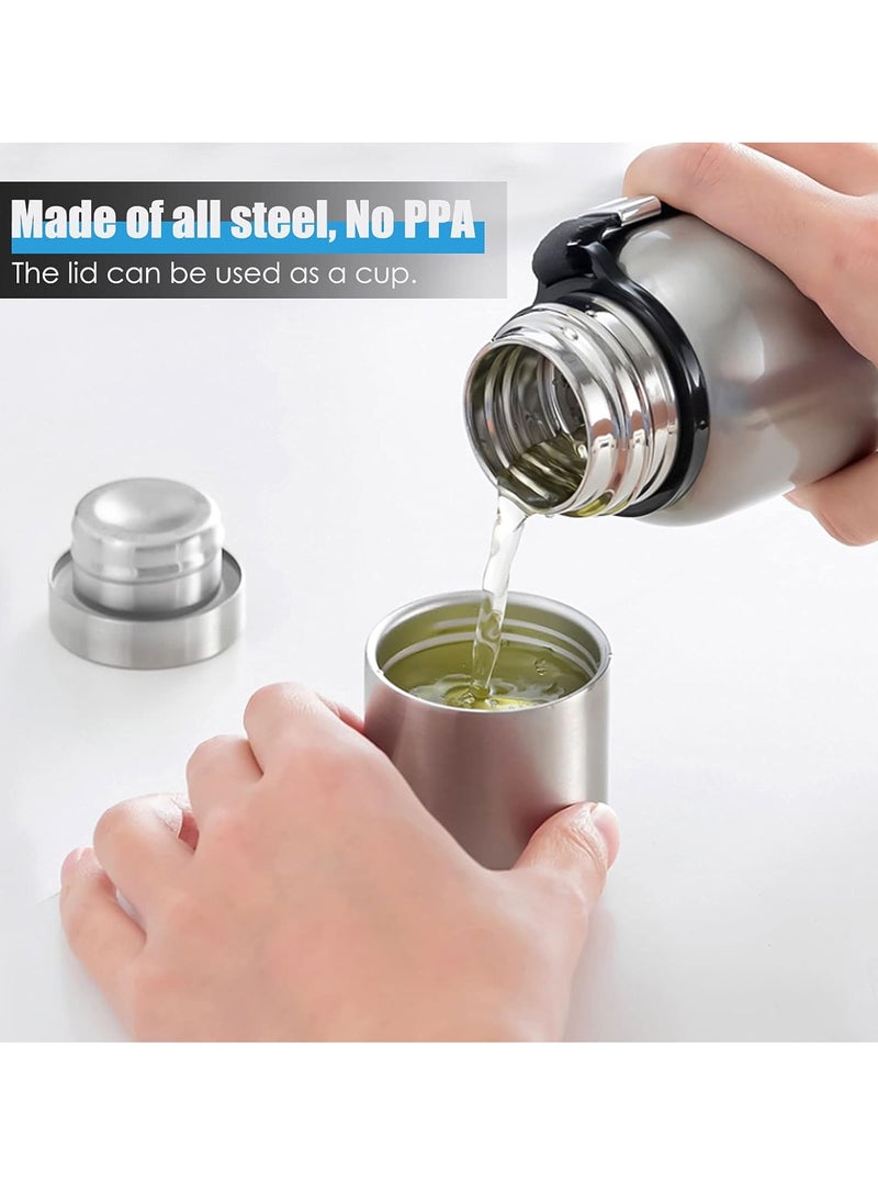TYCOM Thermal isulated Water Bottle 1000 ML With LED 316 Stainless Steel Double Wall Vacuum insulated Water Bottles for Hot Cold Water Gym Bottle Flask Bottle LED Display Silver.  - Image 3