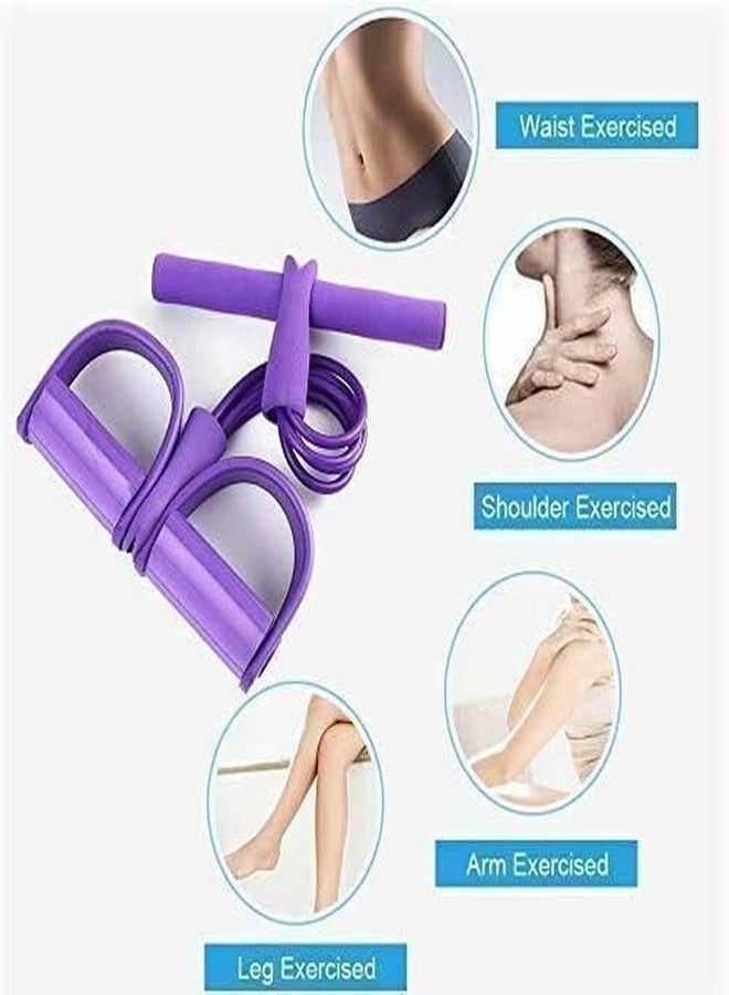 YMD Waist Reducer Rubber Pull Rope Exerciser Resistance Tube Resistance Tube Resistance Tube (Multicolor) | Style 55 - Image 3