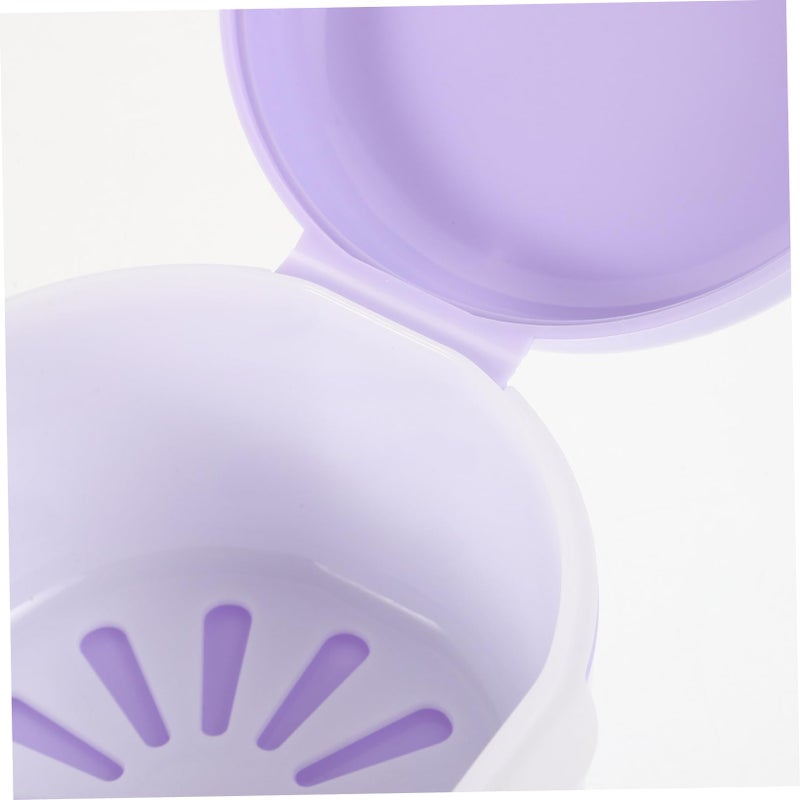 Denture Case Storage Box Retainer Case for Travel Home Use Durable Braces Protector - Image 4