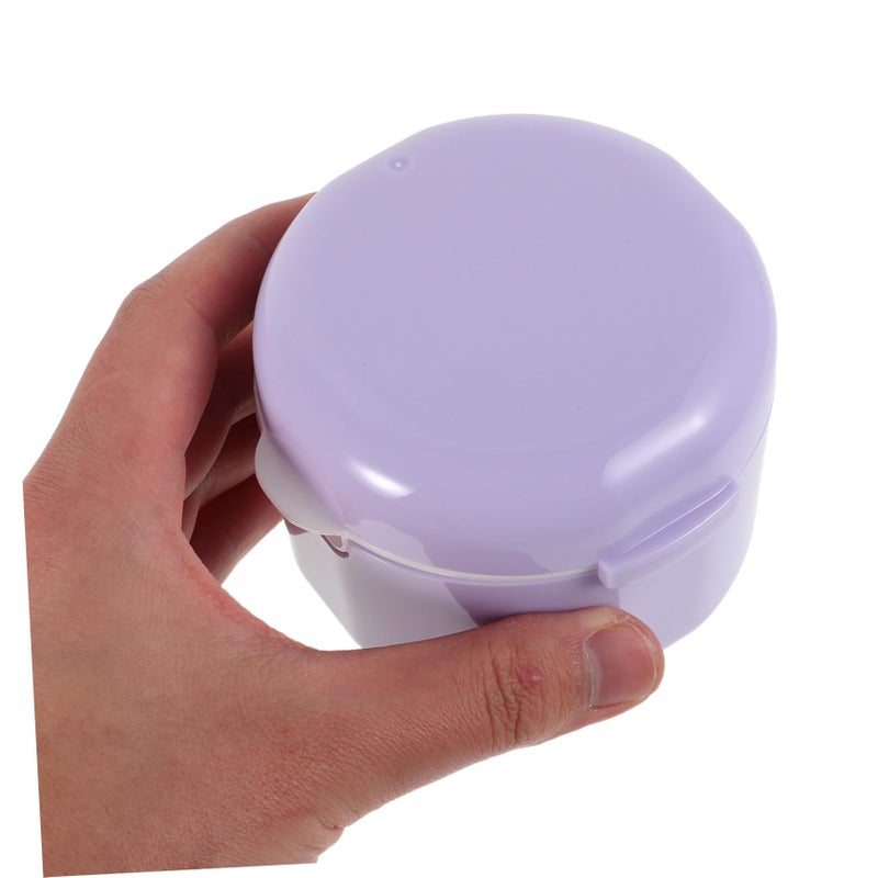 Denture Case Storage Box Retainer Case for Travel Home Use Durable Braces Protector - Image 5