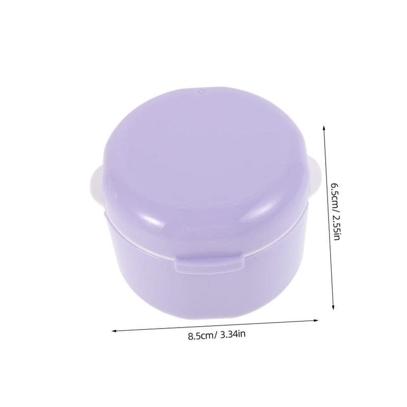 Denture Case Storage Box Retainer Case for Travel Home Use Durable Braces Protector - Image 3