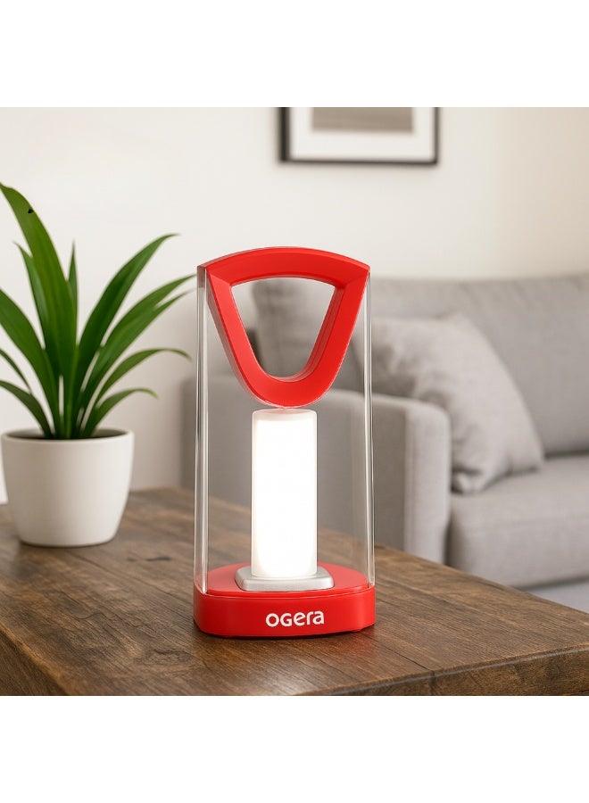 Ogera فانوس LED قابل لإعادة الشحن - 54 LED ساطع للغاية، 7 ساعات عمل | مثالي للتخييم والمشي في الطبيعة والاستخدام الطارئ | وظيفة التعتيم، بطارية طويلة الأمد - Image 3