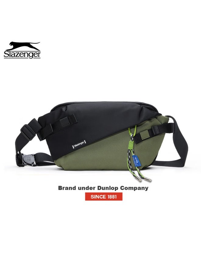 Slazenger Trendy Crossbody Bag, Men's Casual Chest Bag, Waist Pack, Large Capacity Shoulder Bag, Sports Messenger Bag, Qixi Gift - Image 1
