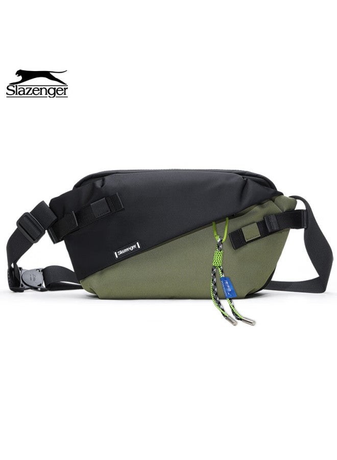 Slazenger Trendy Crossbody Bag, Men's Casual Chest Bag, Waist Pack, Large Capacity Shoulder Bag, Sports Messenger Bag, Qixi Gift - Image 4
