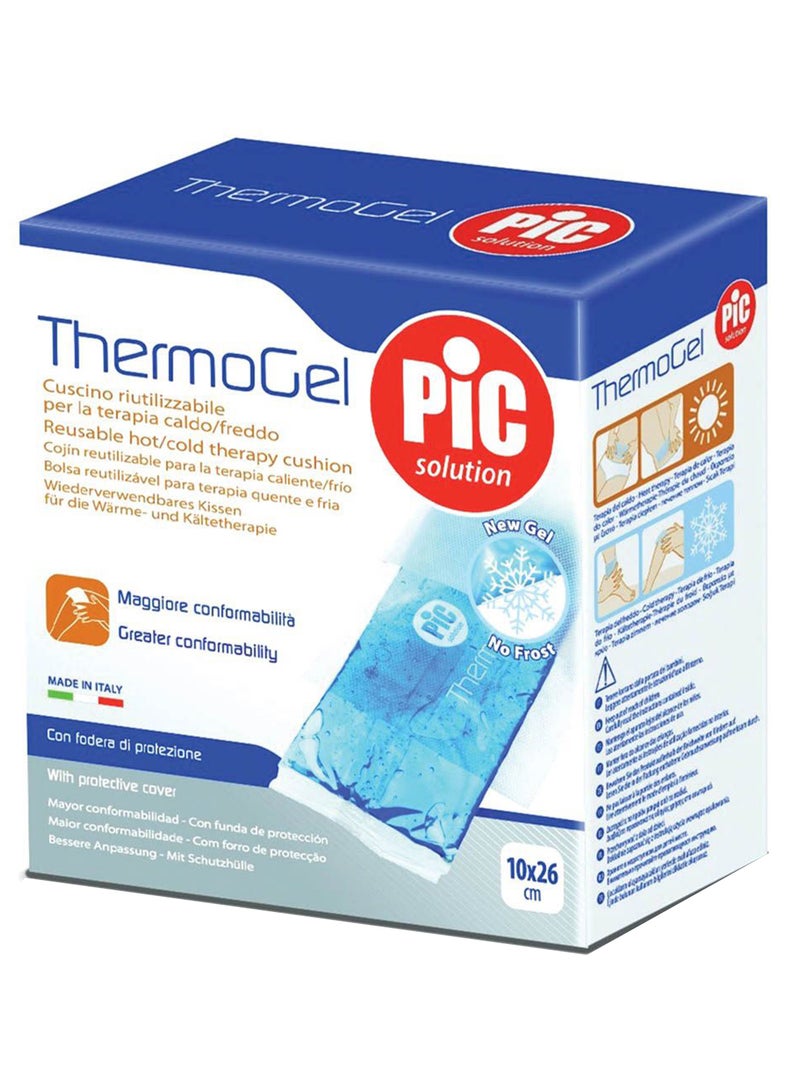 PIC وسادة جل حراري قابلة لإعادة الاستخدام 10 سم × 26 سم