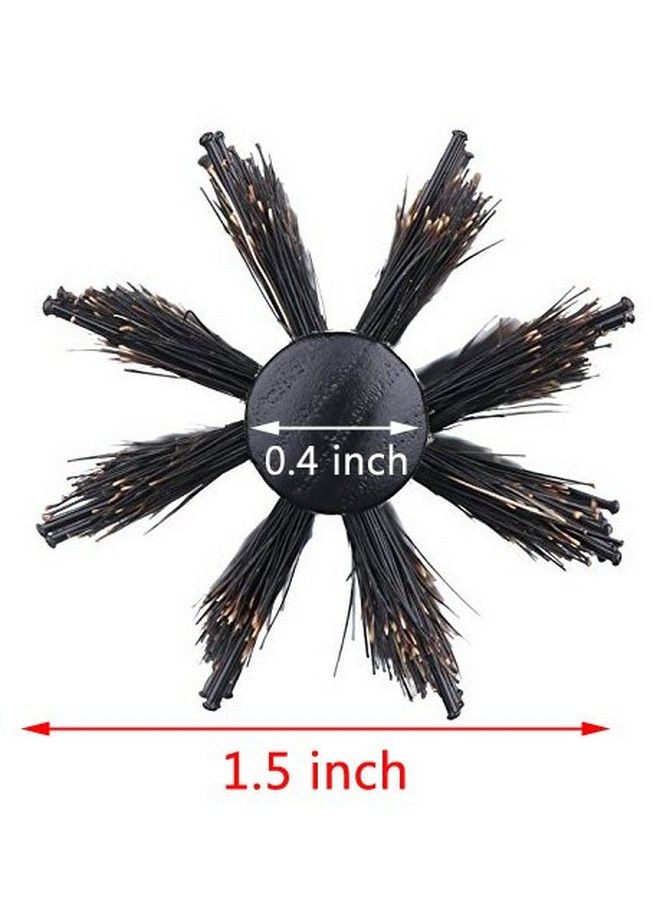 Perfehair Round Brush With Natural Boar And Nylon Bristles Small Volumizing Hair Brush 1.5 Inch Diameter Barrel - Image 4