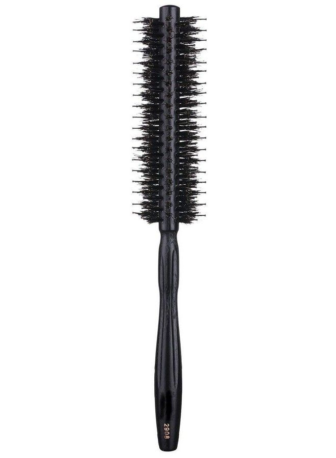 Perfehair Round Brush With Natural Boar And Nylon Bristles Small Volumizing Hair Brush 1.5 Inch Diameter Barrel - Image 1