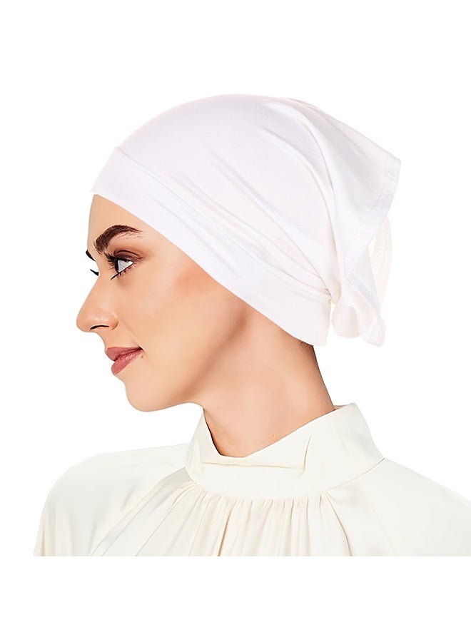 Women's Stretch Hijab Cap Solid Color Hijab Headscarf For Women Lightweight Hats Breathable Liner - Image 1